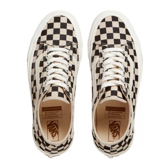 VANS - MENS / WOMENS - OLD SKOOL TAPERED - Eco Theory Checkerboard - Picture 5 of 5